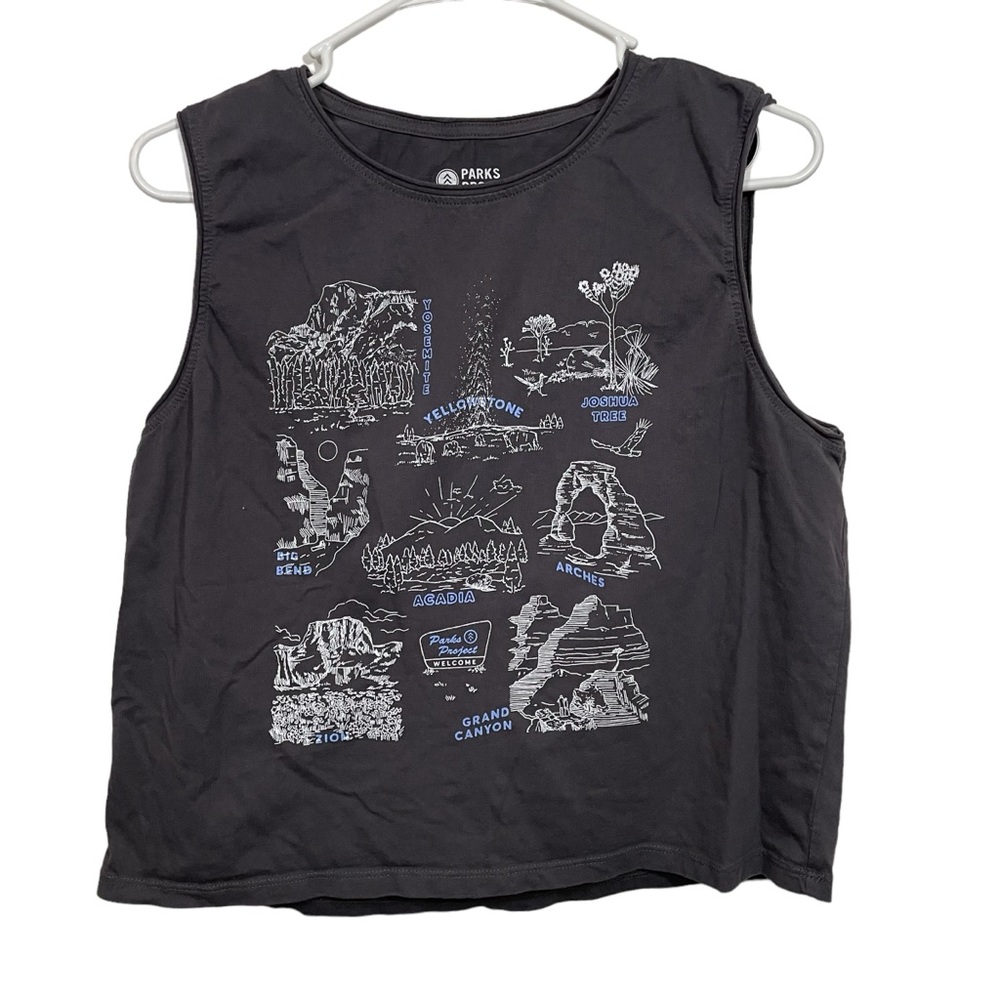 Urban Outfitters Black Graphic Tank Top